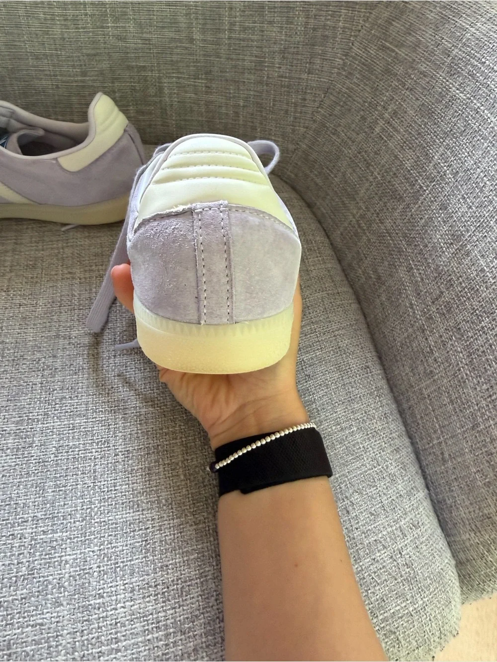 Adidas Samba Suede Lavender Purple Sneakers – Size 6